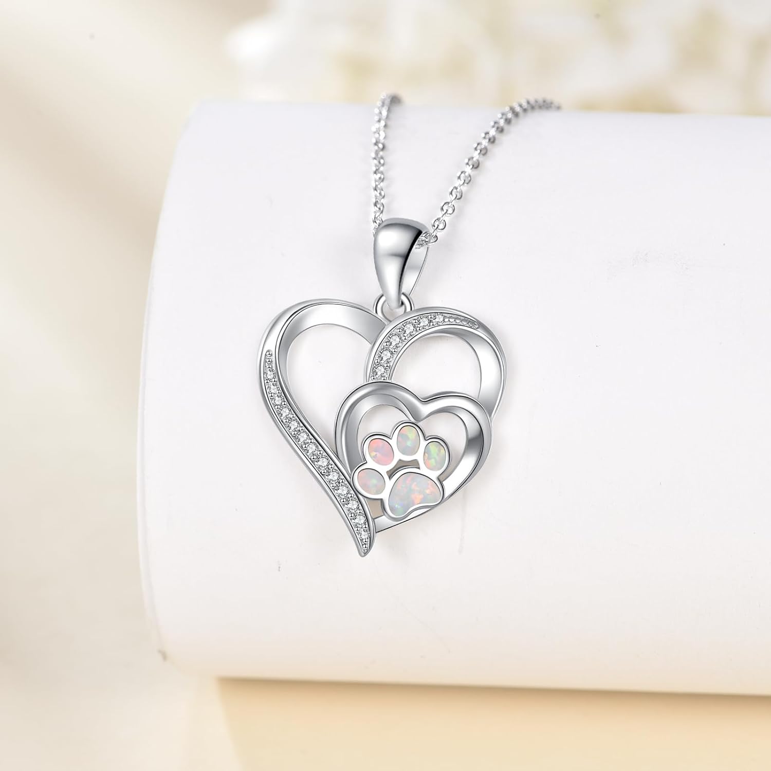 LUHE Animal Necklace for Women Sterling Silver Animal Pendant Necklace Cute Jewelry Gifts for Women