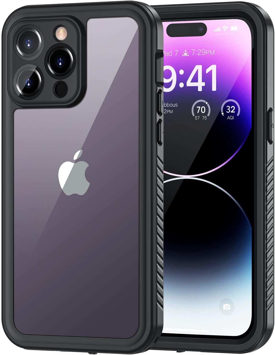 Lanhiem IP68 Waterproof Shockproof Case for iPhone 14 Pro Max