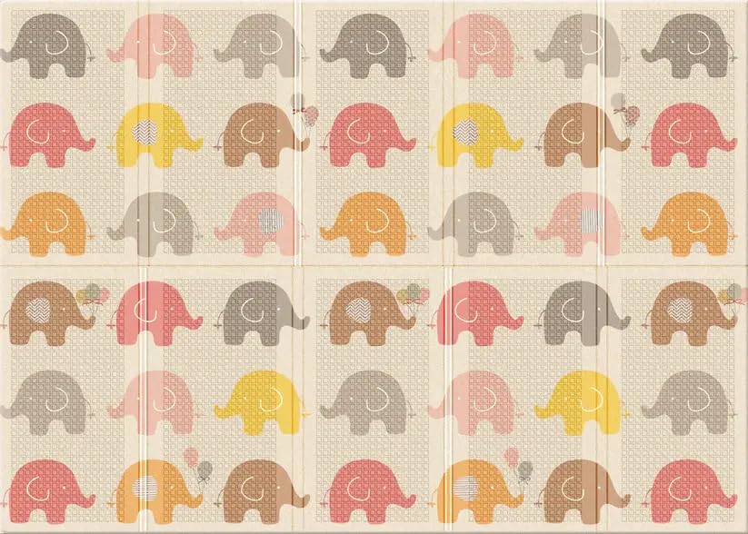 Image of Parklon Folding Play Mat (78.7 x 55.1 x 0.4 inch) (Little Elephant)
