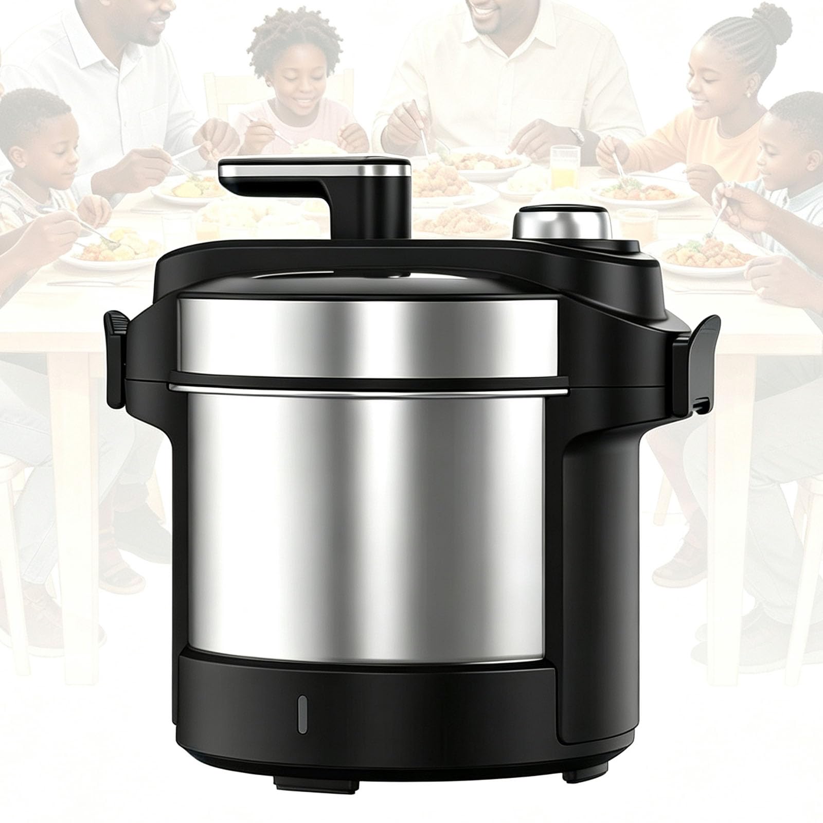 Procesador Automático De Alimentos De 6 Litros, 1000 W, Para Machacar Ñame, Temperatura Y Tiempo Ajustables, Fácil Limpieza, Funcionamiento Silencioso, Cocción Y Machacado, Para Procesamiento De