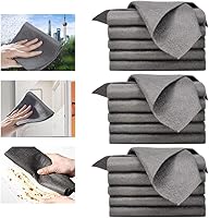 Vista 1 de 15 paños de limpieza mágicos gruesos, paño de microfibra reutilizable sin rayas, paños de limpieza de microfibra, paños de microfibra multiusos