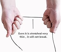 Vista 5 de FLYZZZ Cordón para Malla de 0.125" x 25' para Reparación de Puerta Mosquitera, Redondo, Negro, Adecuado para Ancho de Ranura Regular de 0.122"-0.133