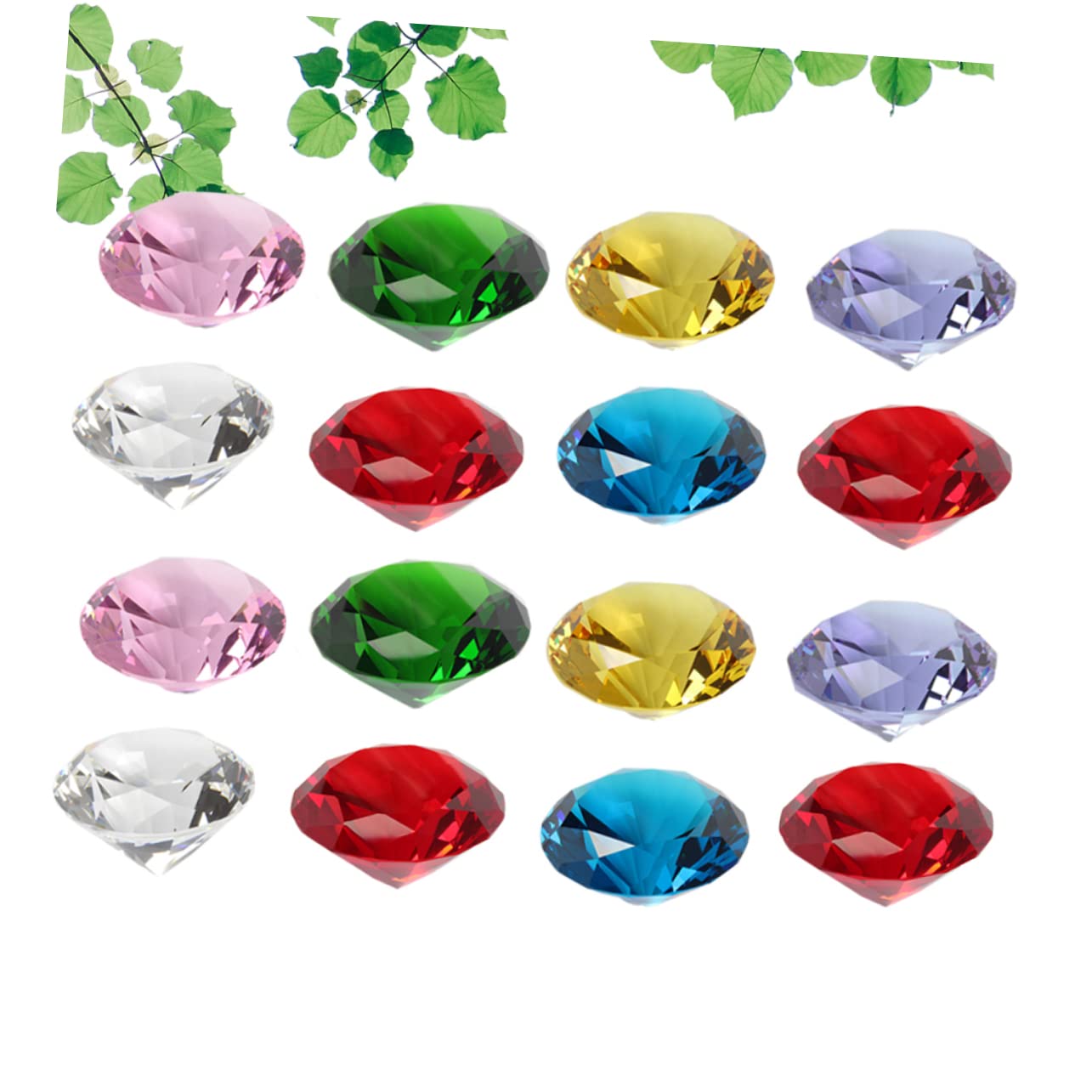 Diamanti Decorativi in Cristallo 20 Pezzi per Vaso