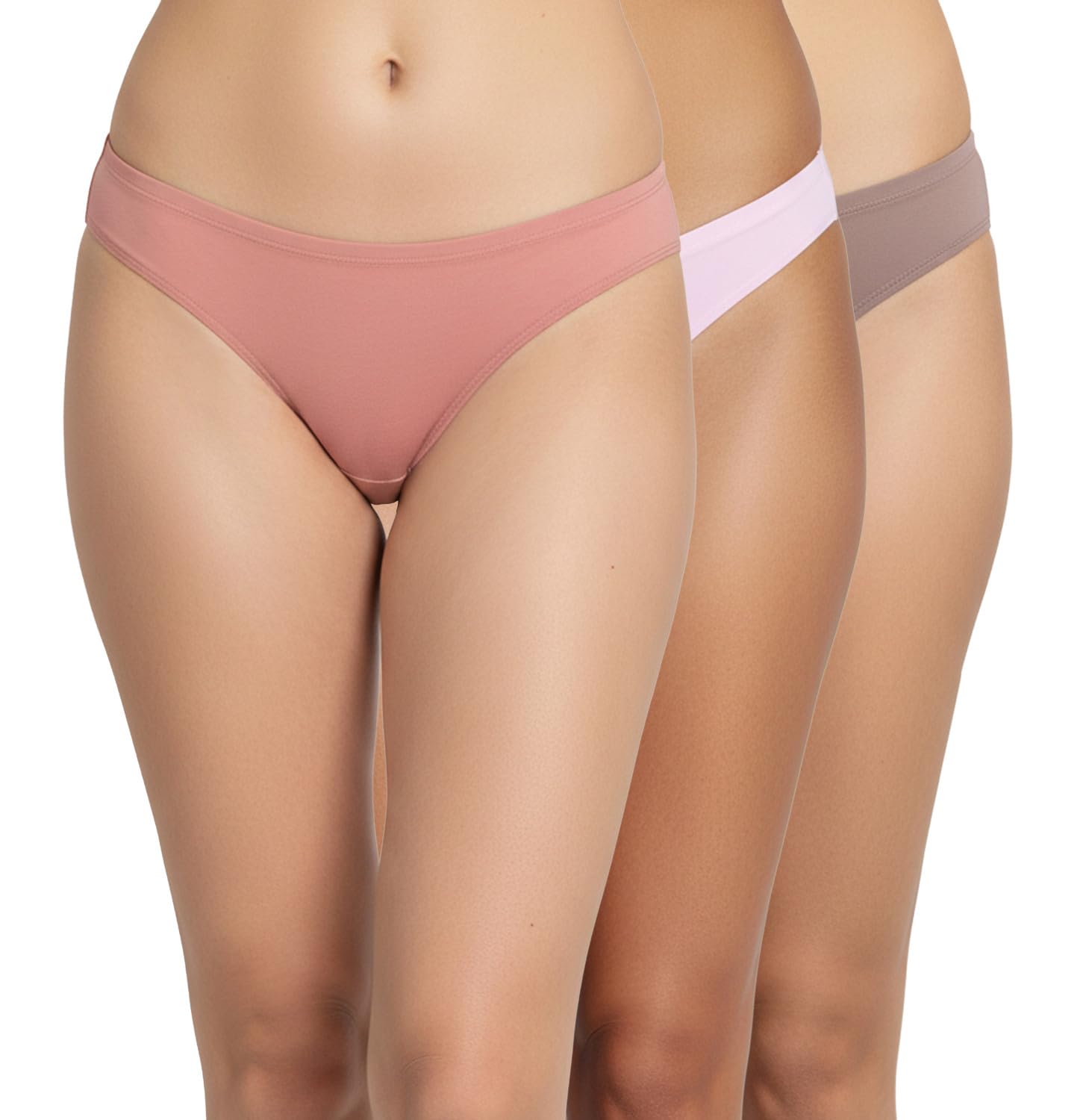 Low Rise Full Coverage Bikini Panty (Pack of 3)-Multicolor-image-27