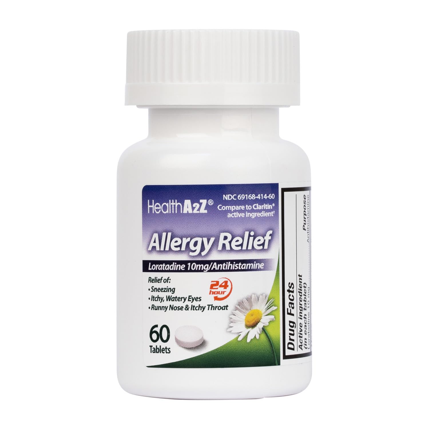 HealthA2Z® Loratadine 10mg 24-Hour Allergy Relief, Dye Free, 300 Count — Amazon image 10