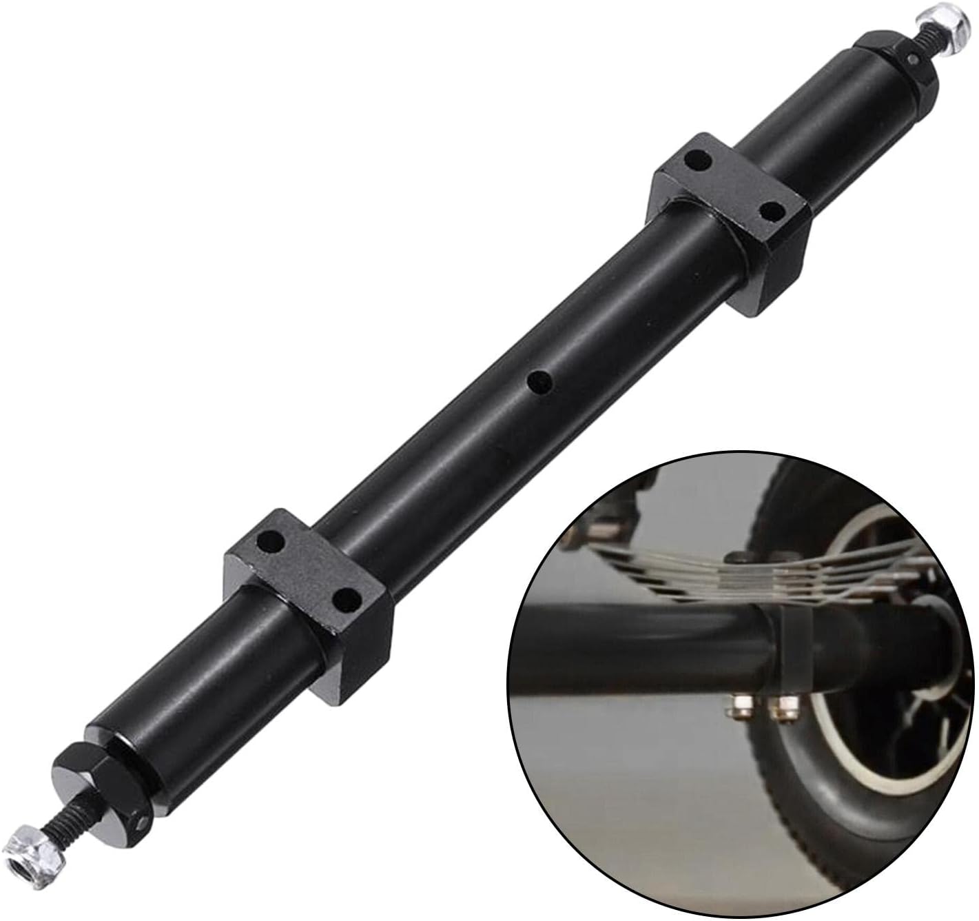 Metal Rear Wheel Axle for 1:14 Trailer Car Upgrade Parts