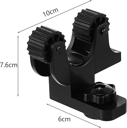 Miniatura 7 de Grebest Soporte de paleta de kayak,Barra de kayak de carga fuerte  Soporte de remo para pesca,Accesorios de montaje en pista de kayak