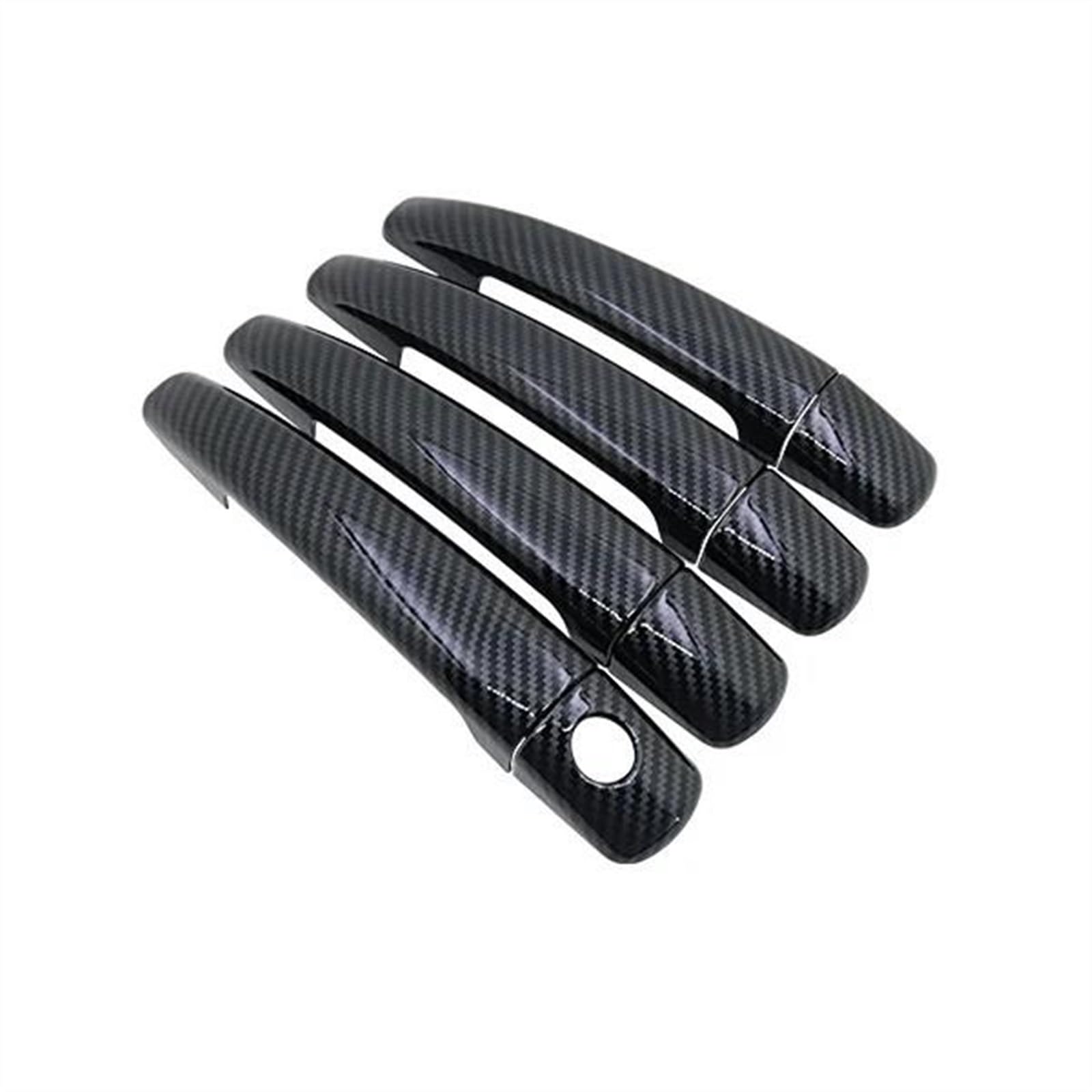 Csspdm B Car Chrome Door Handle Covers Suitable For Citroen C3 2012~2016 Imitation Sticker Style Appearance Accessories(B)
