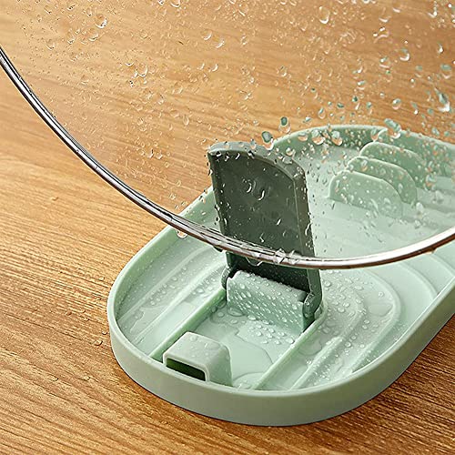 Miniatura 3 de Bandeja Multifuncional Para Utensilios De Cocina, Soporte Para Tapas De Ollas, Soporte Para Cucharas, Bandeja Para Tapa Y Bandeja Para Cubiertos, Ideal Para Utensilios De Cocina, 2 Piezas
