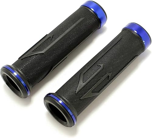 Miniatura 4 de MANGO DE MANGO DE MANO DE 78 "NEGRO MOTOCICLETA GEL PARA YAMAHA YZF 600 R1 R1M R6 R6S (azul)