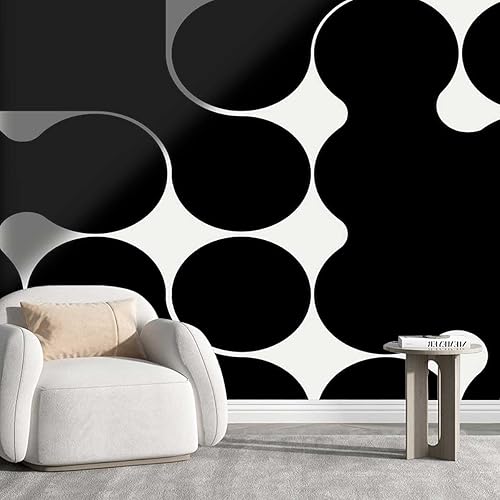 Tapiz para Pared De Sala Elegante Patrón Geométrico Abstracto Tapiz para Baño Decoración de Pared Decoración de Habitación Versátil para Varios