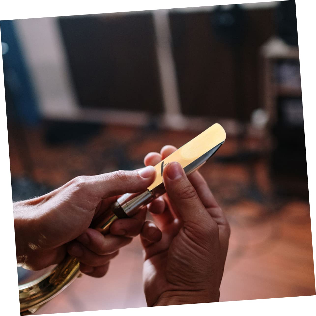 IMIKEYA 50 Pezzi Reeds per Saxofono Eb Sostituzioni Accessori Strumenti Musicali per Principianti e Professionisti