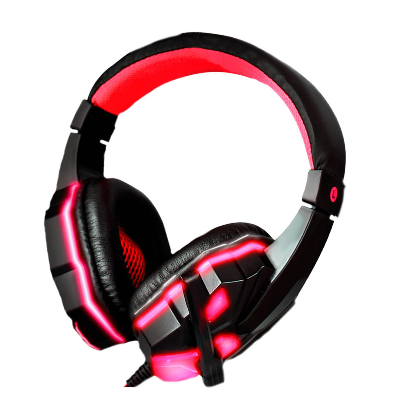 Hemobllo Cuffie Gaming con Microfono, Padiglioni Morbidi e Cancellazione del Rumore, con Cavo 2m e Connettore 3,5 Mm/usb per Console