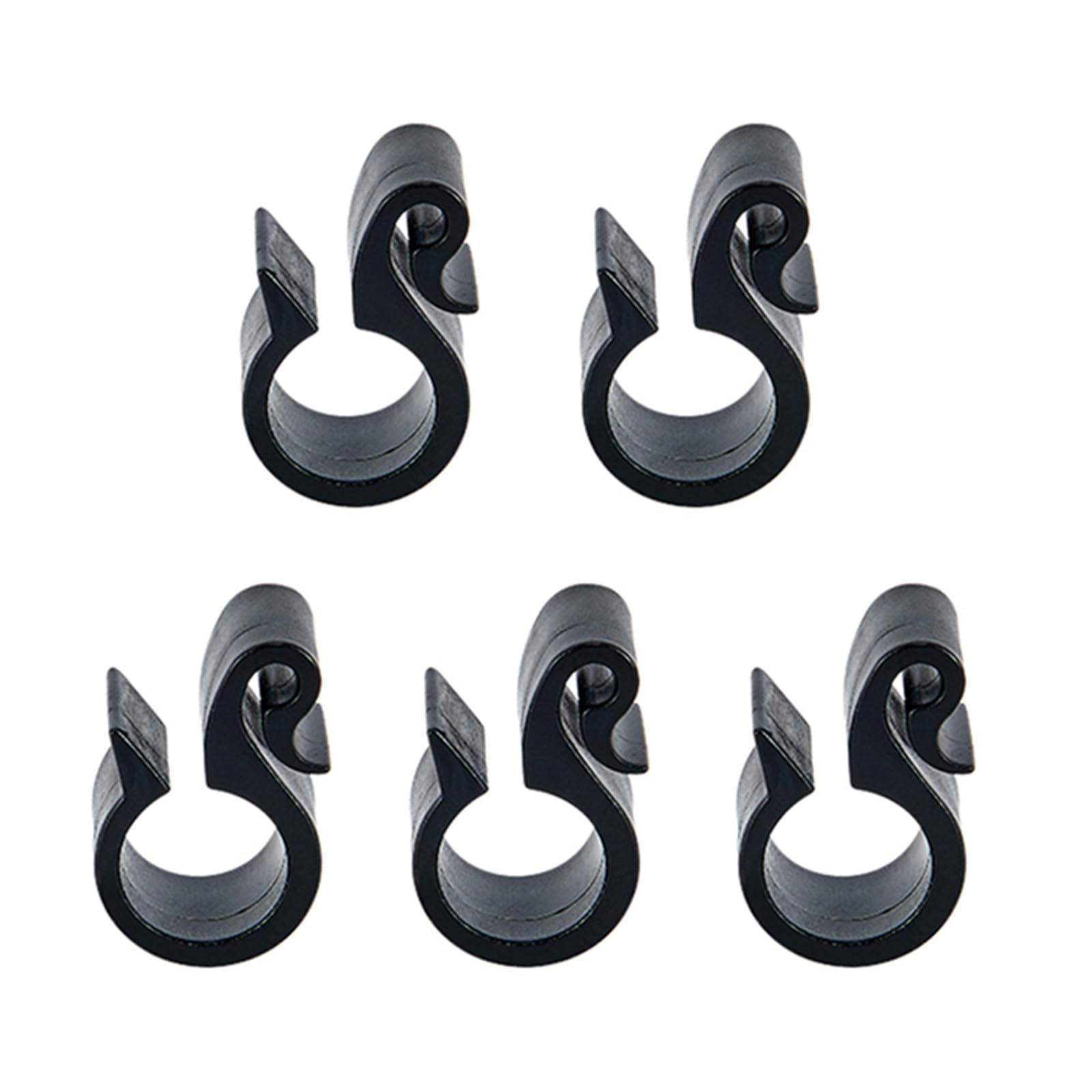 Carotoe Multicolor 5Pcs Resistant Irrigation Pipe Clamps Antislip Hanging Hook For Farm Greenhouses And Backyard Watering Setups Outdoor Garden Hose Hook