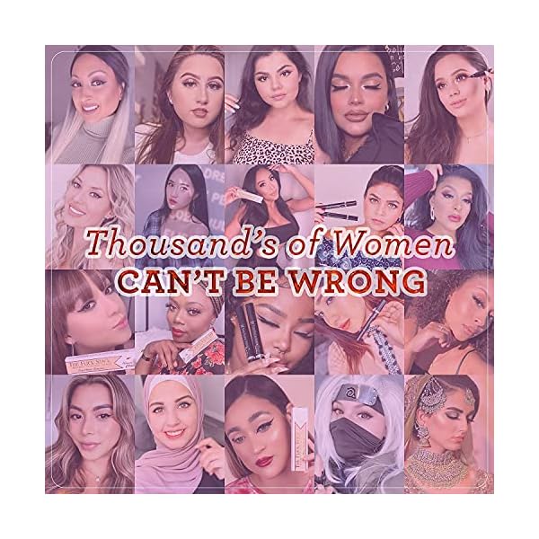 The Flick Stick Winged Eyeliner Stamp, 2 x Black Liquid Eyeliner Pens, Easy Cat Eye Stencil Makeup Tool, SmudgeProof & Waterpoof Eye Liner, Vamp Wing, Wingliner (10mm Classic, Midnight Black)