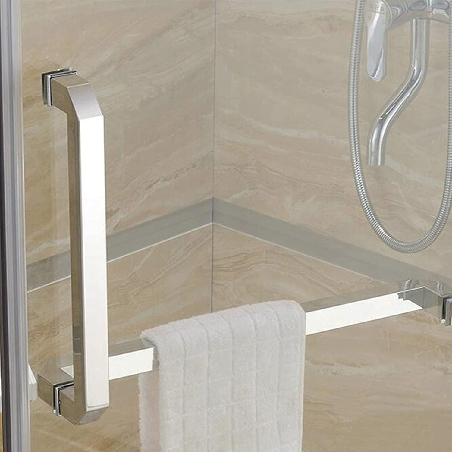 Interior Shower Screen Door Pull Push Button Door Knob Replacement