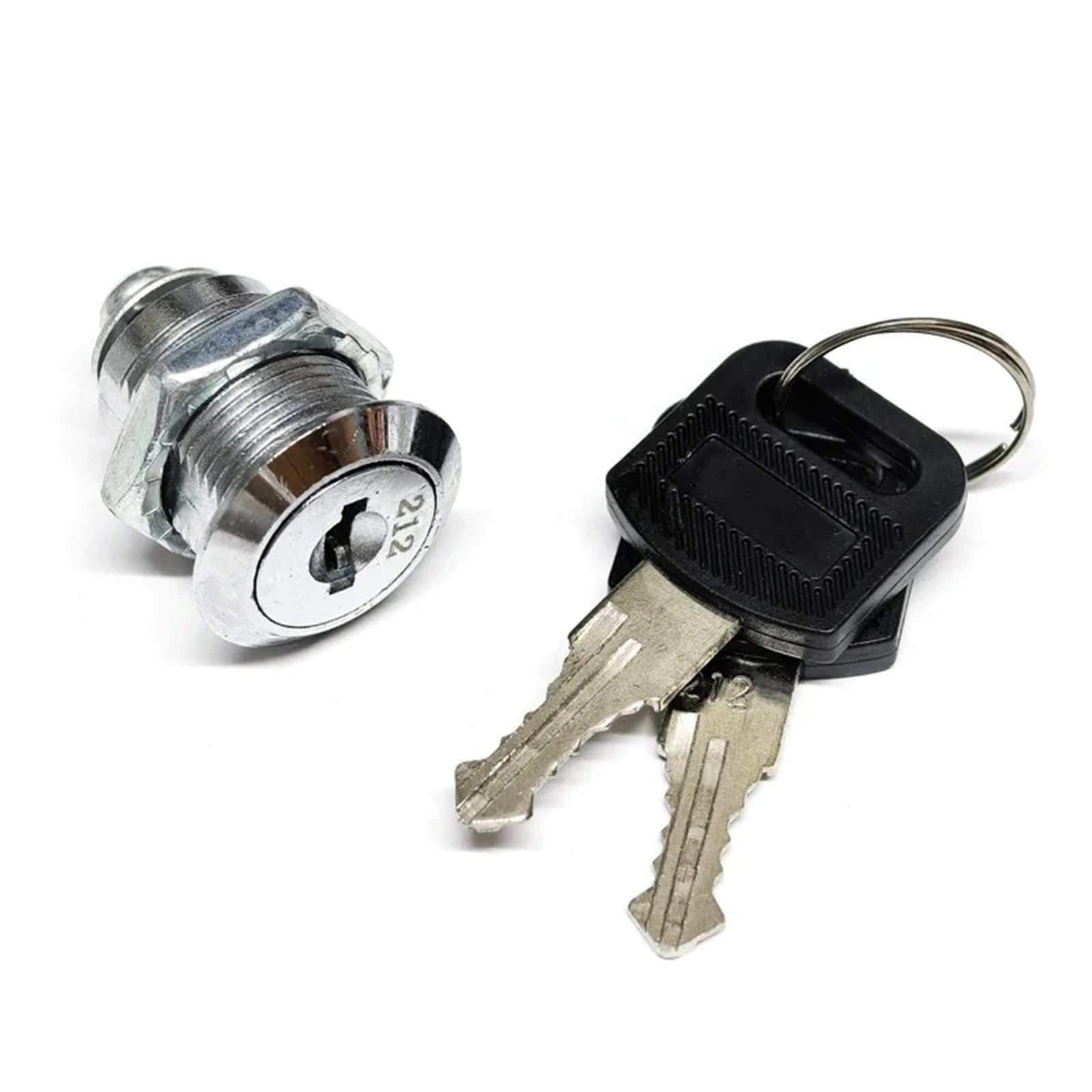 WQGQPXOB Drawer Cam Lock 2 Keys 5 Tail Pieces Mailbox File Cinet Tool Box Locker Furniture Hardware Rarelock HJ06 I 1Pcs(Keyed Alike 30mm)