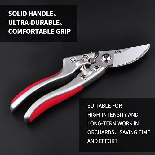 Miniatura 7 de Tijeras de jardín para plantas Tijeras de podar para jardinería Tijeras florales de acero inoxidable grueso premium ramas y herramientas de mano de