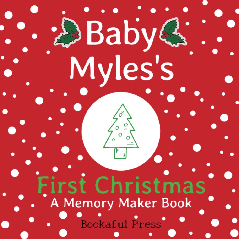 Baby Myles's First Christmas: "A DIY Christmas Memory Maker Book"