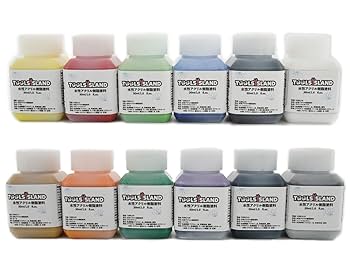 エアブラシ　塗料多数 Amazon | ツールズアイランド(Toolsisland) エアブラシ塗料 水性