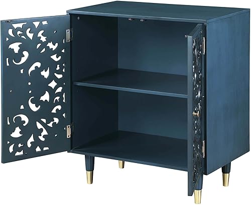 Miniatura 5 de Uolfin Accent, almacenamiento de aparador, gabinete de 2 puertas, 30 pulgadas de largo x 17.5 pulgadas de profundidad x 35.5 pulgadas de alto