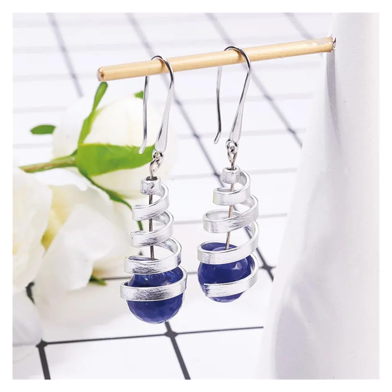 Filo Alluminio 5 rotoli di filo alluminio, metallico pieghevole, piatto, for cabochon, for creazione gioielli in argento