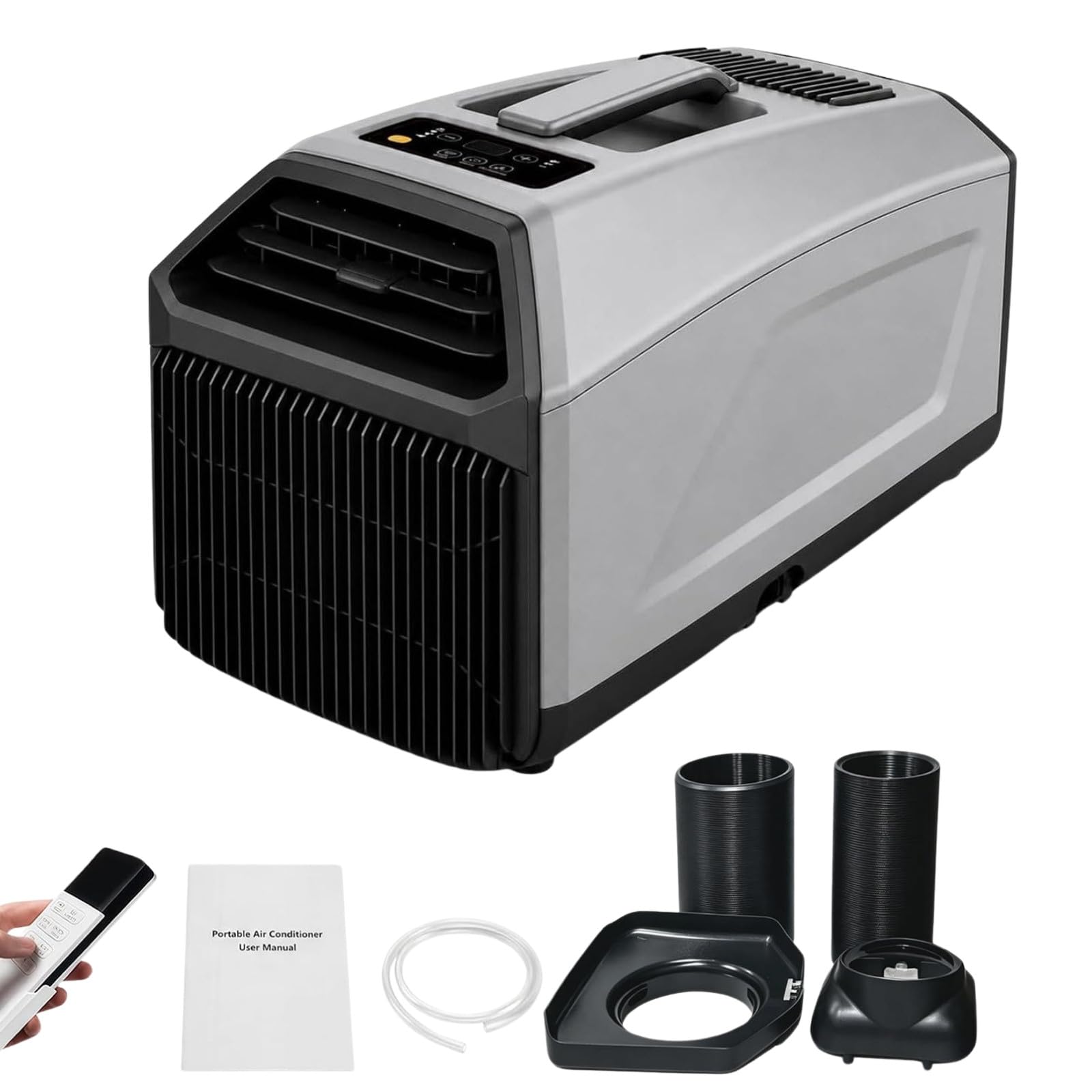 Tent Air Conditioner, 5000 BTU Portable Cooling Solution Grey