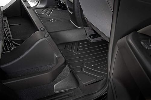 Miniatura 7 de Rough Country Alfombrillas para Chevy Colorado/GMC Canyon 15-22 | Crew Cab - M-21513, color negro