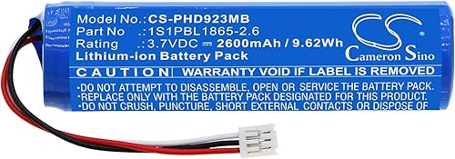 Miniatura 3 de Tingen 2600mAh Battery Replacement for Avent SCD923P Avent SCD923 SCD923/26 1S1PBL1865-2.6 (3.7V)