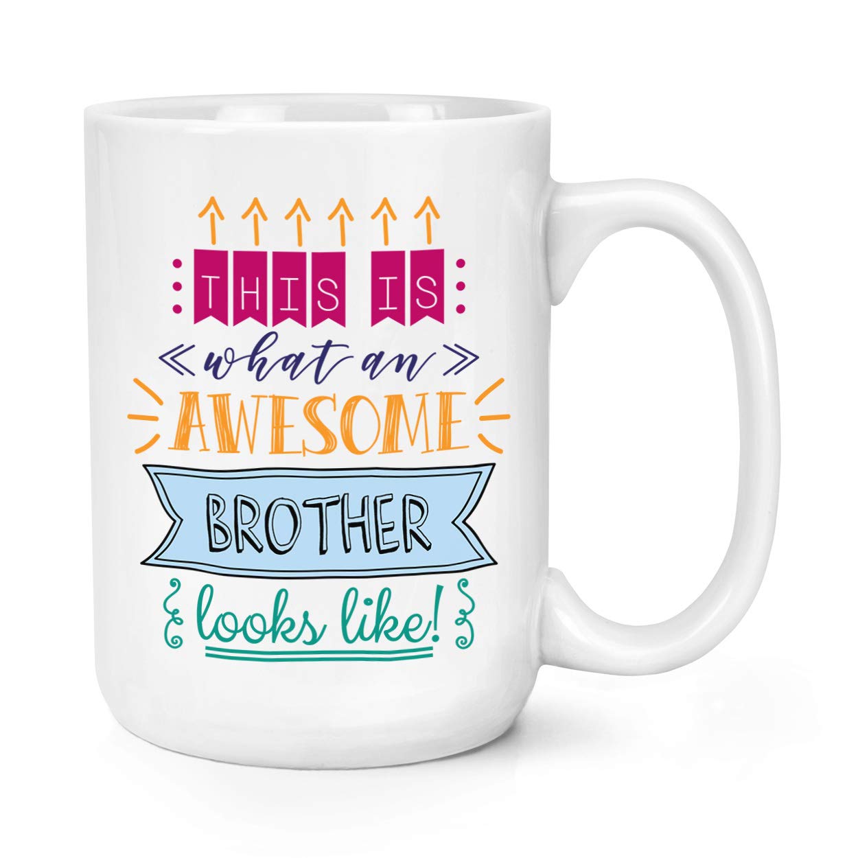 This is What an Awesome Brother Looks Like 15oz Large Mug Cup