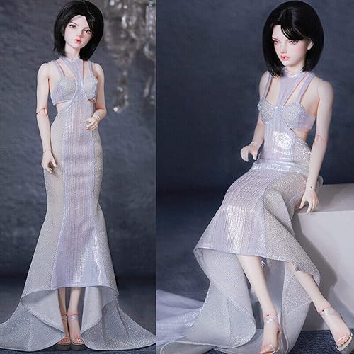 Miniatura 5 de 19 inch 14 BJD Doll Girls Jointed Doll Full Set Dress Shoes Free Eyes Wig Hair Gift