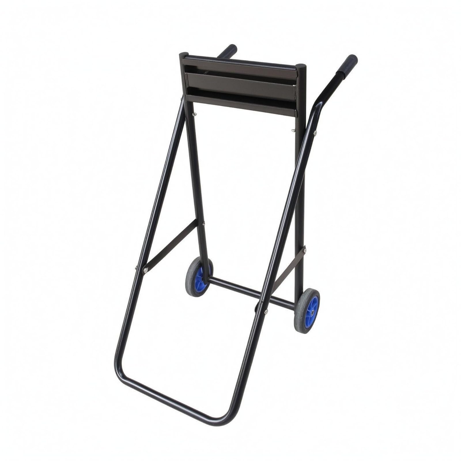 Carrello Motore Fuoribordo Tubo in Acciaio Carrello Porta Motore Fuoribordo Maniglia Verticale Attrezzatura Marina, Carrello Pieghevole Medio Per Motore Fuoribordo Fino A 40 CV