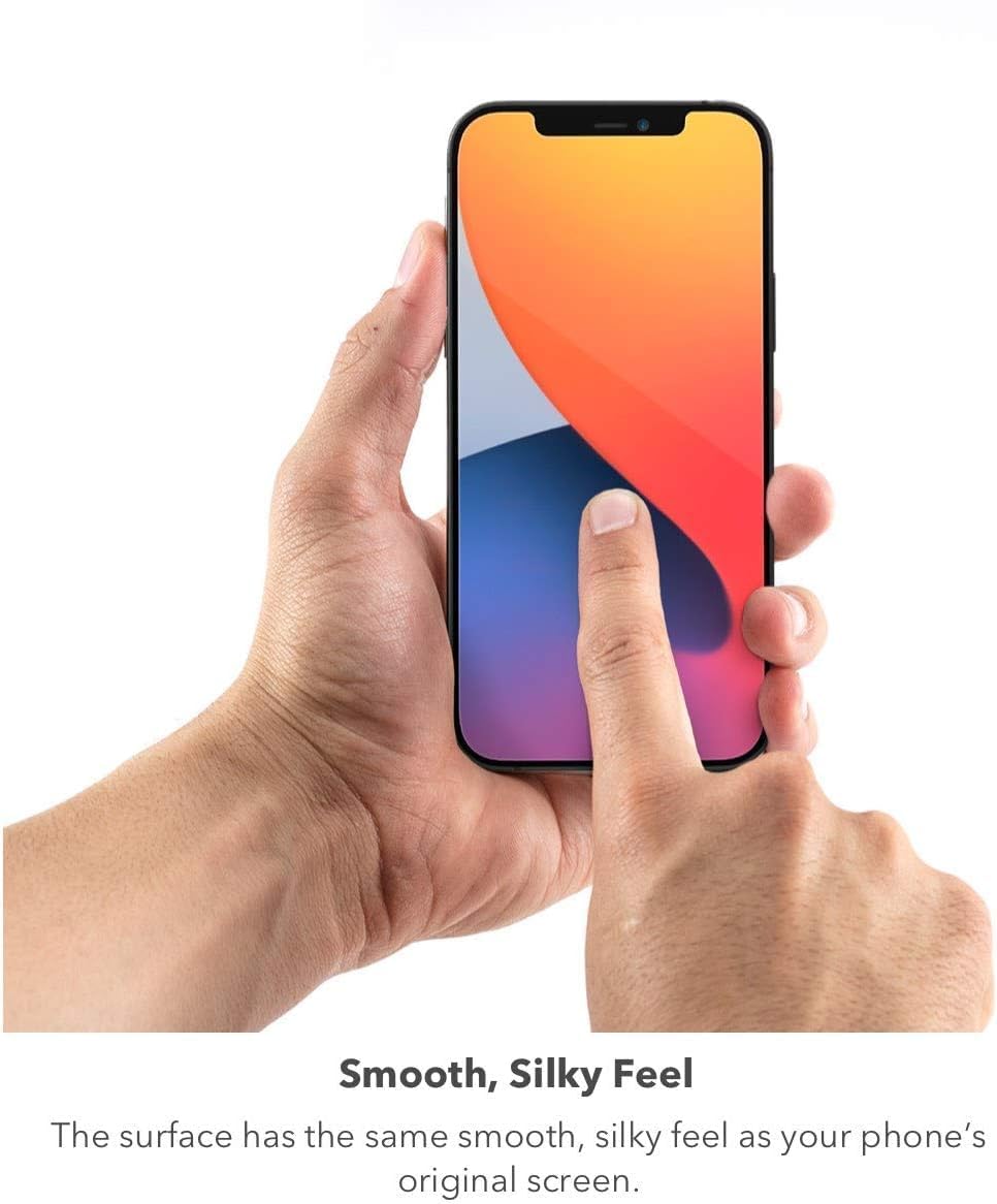 ZAGG InvisibleShield Glass Elite for iPhone 12 Pro Max - Glass Screen Protector with Impact & Scratch Protection - Case Friendly - Includes Camera Lens Protector - 2 PACK