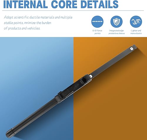 Vista 300 de MIKKUPPA Limpiaparabrisas de 26 pulgadas + 23 pulgadas + 12 pulgadas, repuesto para Mercedes-Benz 2013-2016 GL350 GL450, 2012-2015 ML350 ML550 ML63