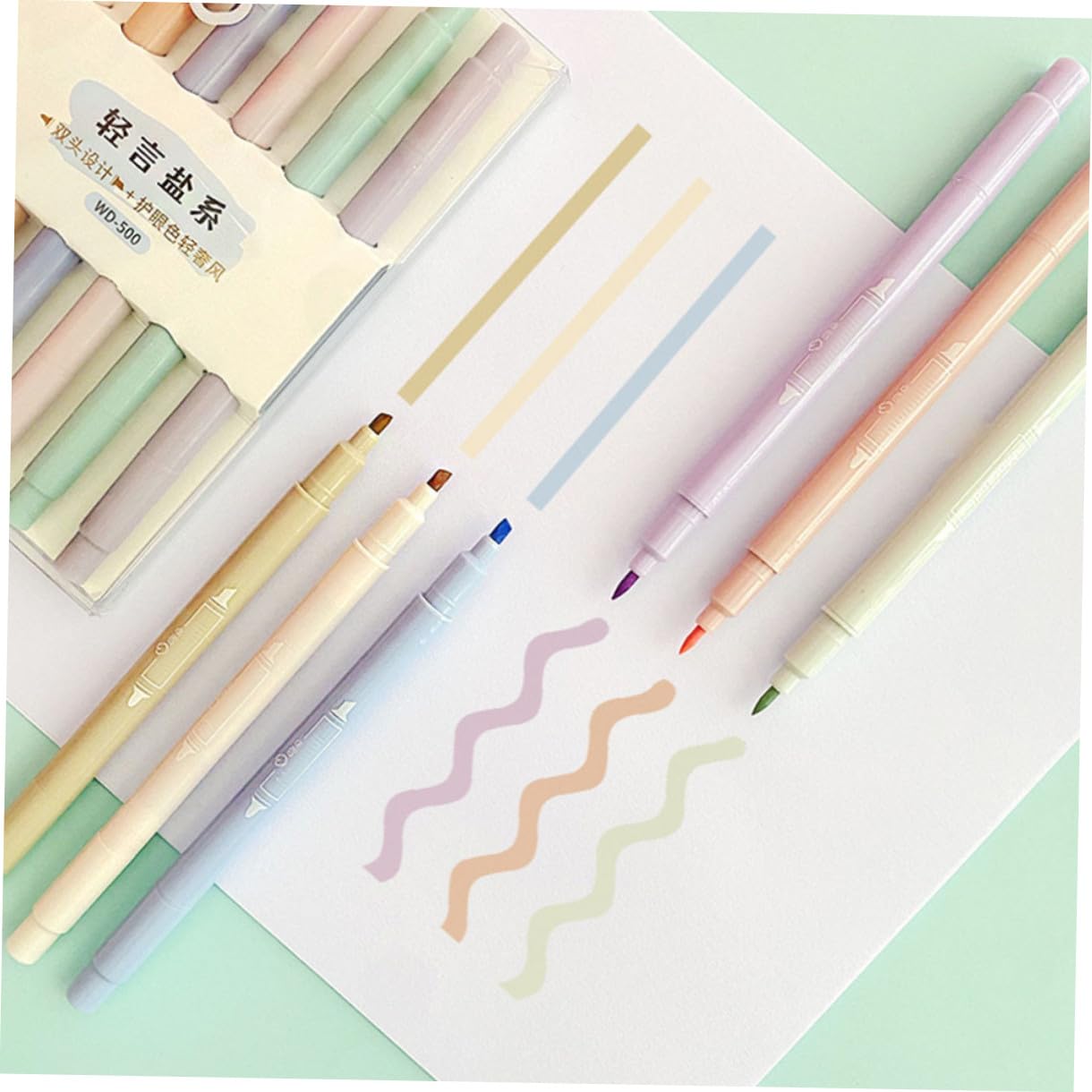 Lurrose Buchmarker Stift Pastell 36 Stück Textmarker Marker Notizen Buchmarker Büro Textmarker Auto Zurück Zu Schule Zubehör Arbeitsmarkierungsstift Büro Kunstmarkierungshalter Markierungen
