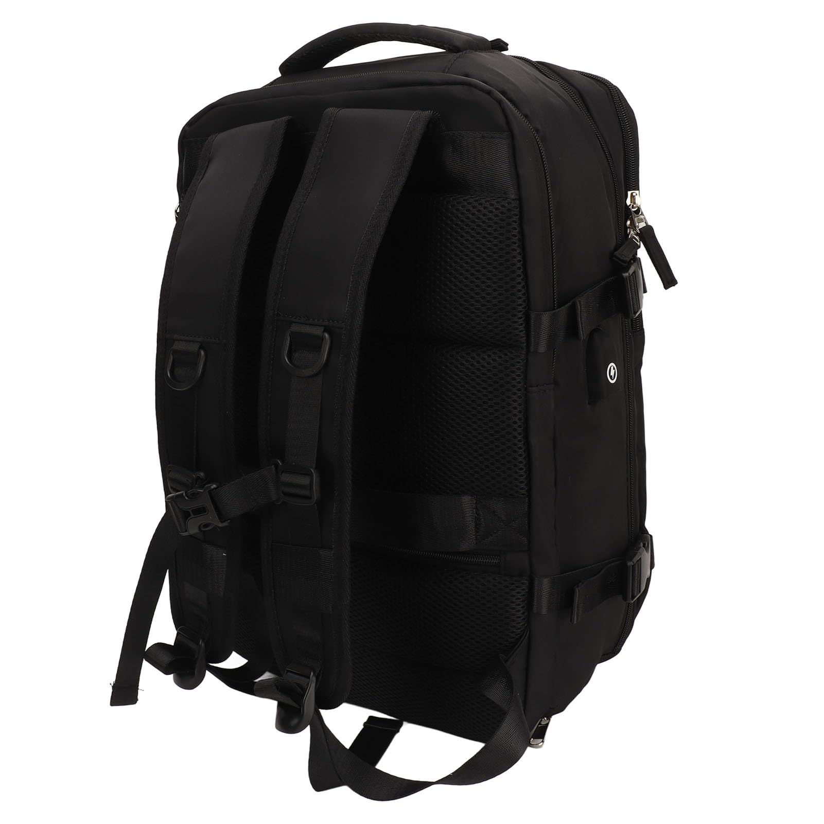 KANASI Zaino da viaggio, leggero, capiente e con scomparti multipli per riporre bagagli e dispositivi elettronici, ideale per le donne. (Nera)
