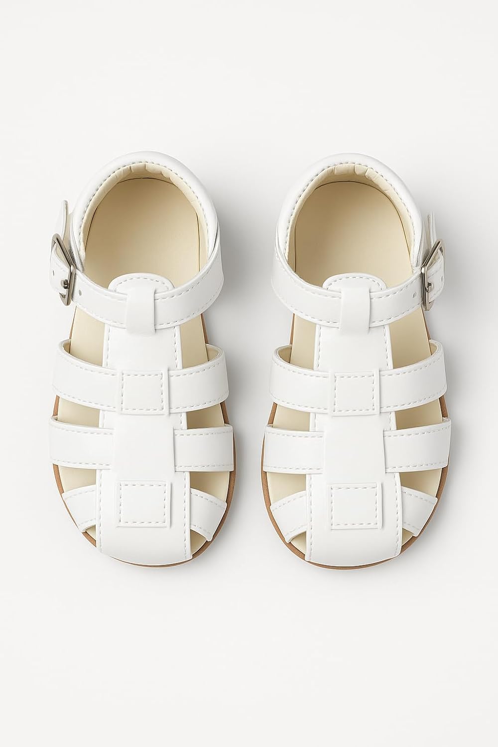 Unisex Patent Leather Kids Sandals Shoes - Comfortable & Stylish Daily Summer Footwear