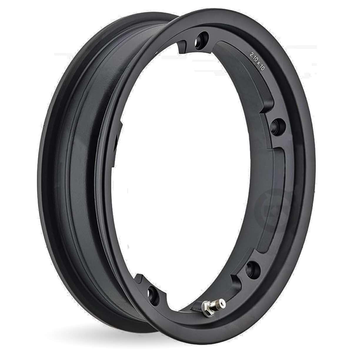 Cerchio Nero Tubeless Compatibile con Vespa 50 Special 125 150 200 PX 3.00.10 3.50.10 Ribassato - 5651