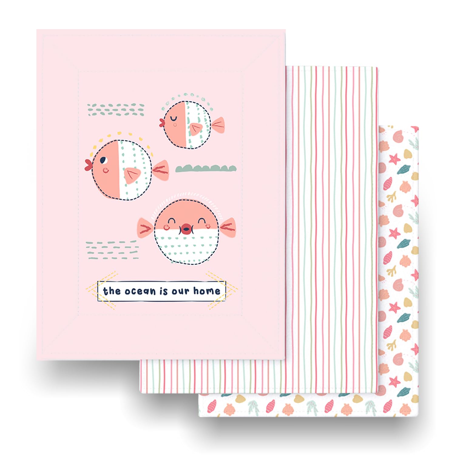 TIDY SLEEP Changing Mat (Fish, 65 cm x 45 cm)