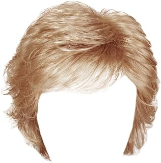 Perk Petite Cap Wig Color G19+ Praline Mist - Gabor Wigs Short Textured Layers Spiky Personal Fit Capless Wide Stretch Thinner Lace