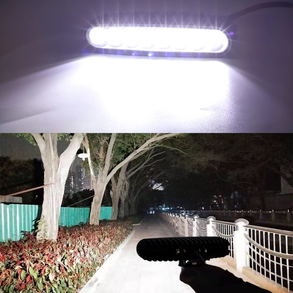 Amazon.co.jp: X-STYLE 24W LED作業灯 広角 狭角 兼用 一体型 LED