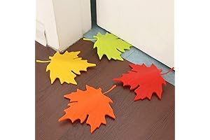 TamBee Maple Leaf Door Stoppers: Chic Safety for Little Fingers