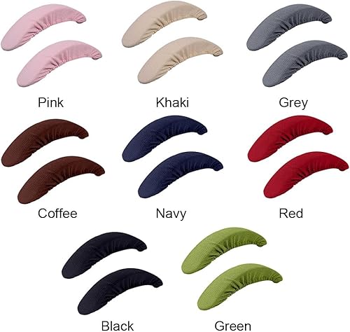 Miniatura 4 de Offce - Fundas para reposabrazos de silla, fundas suaves para reposabrazos de 12 a 20 pulgadas de largo. Funda elástica para reposabrazos de silla