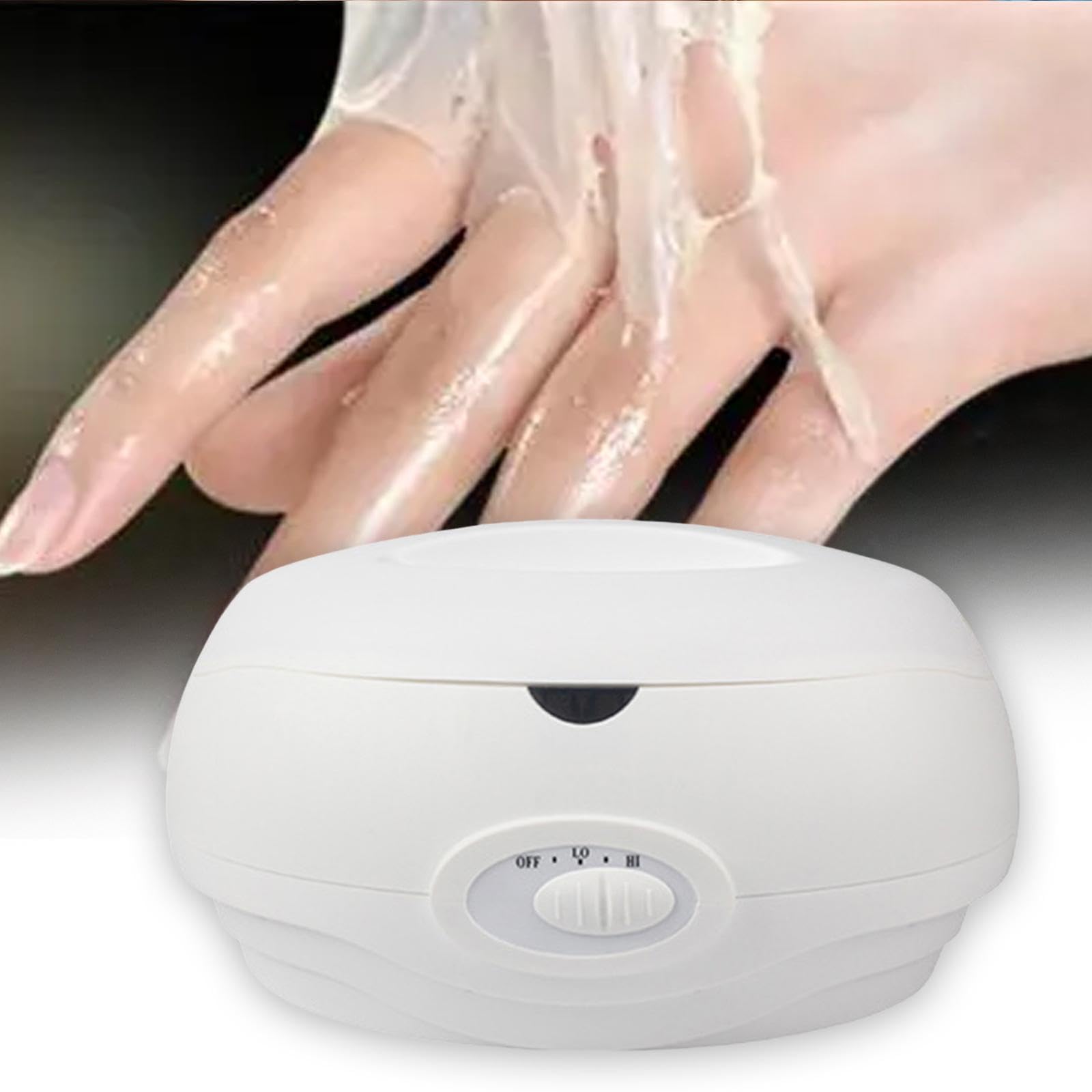 Generic Paraffinheater mit Temperaturkontrolle für Effizientes Schmelzen von Wachs für Handpflege Im Salon Und Spa, Weiß