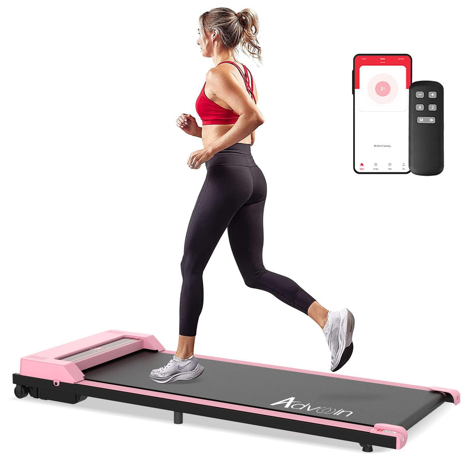 Walking Pad Treadmill, Under Desk Electric 