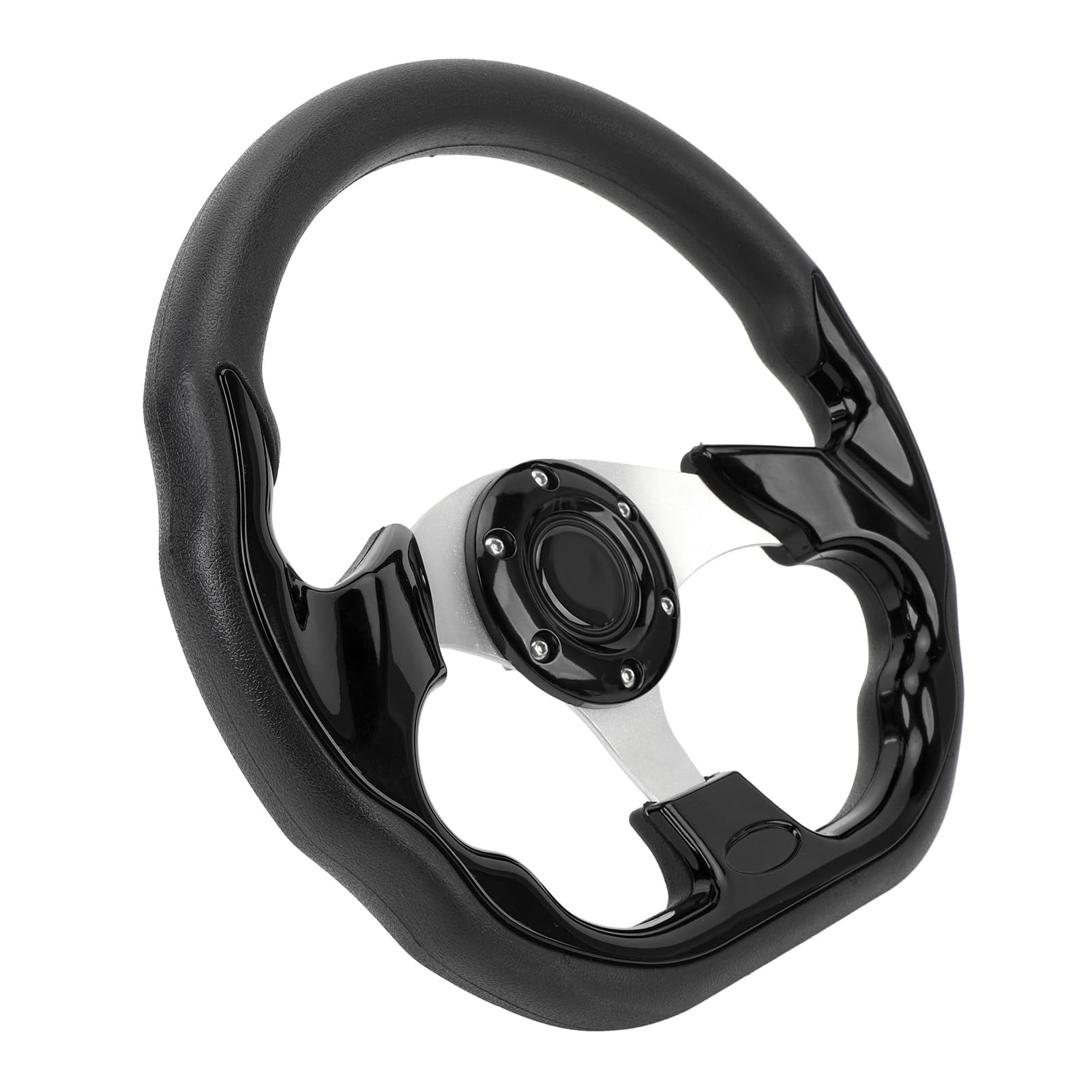 Volante Sportivo Stile 13 Pollici con Presa Migliorata, Materiale PU, Maneggevolezza, Installazione Facile, Adatto per la Maggior Parte dei Veicoli e Auto,