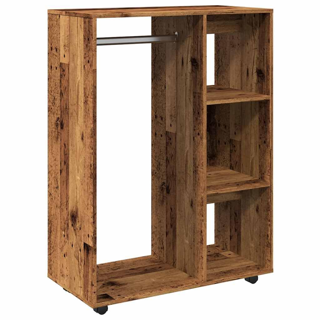 vidaXL Szafka, stare drewno, 80x40x110 cm, materiał drewnopochodny