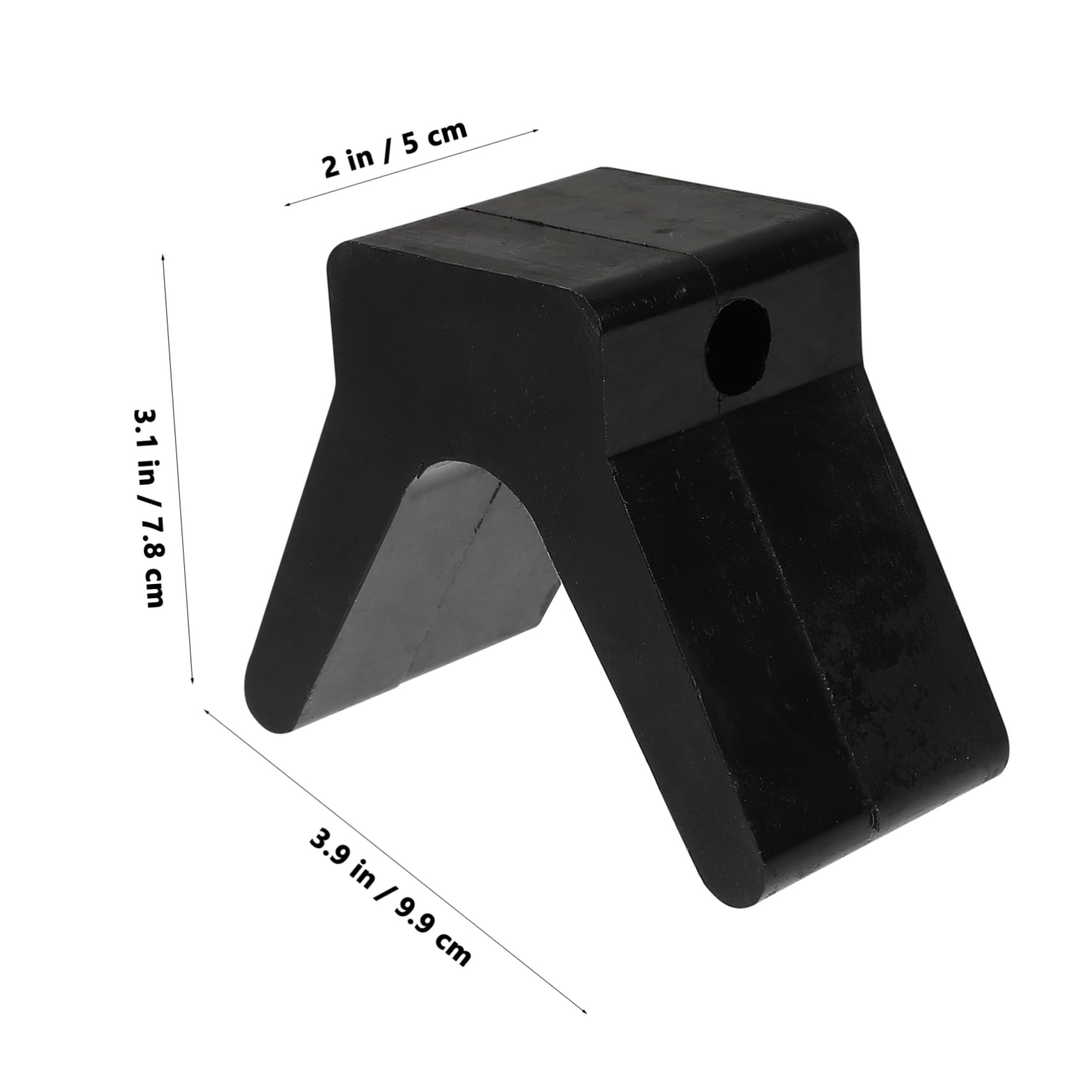 GLEAVI Tracker Boat Trailer Parts v Shape Boat Trailer Bow Stop Sturdy Rubber Construction
