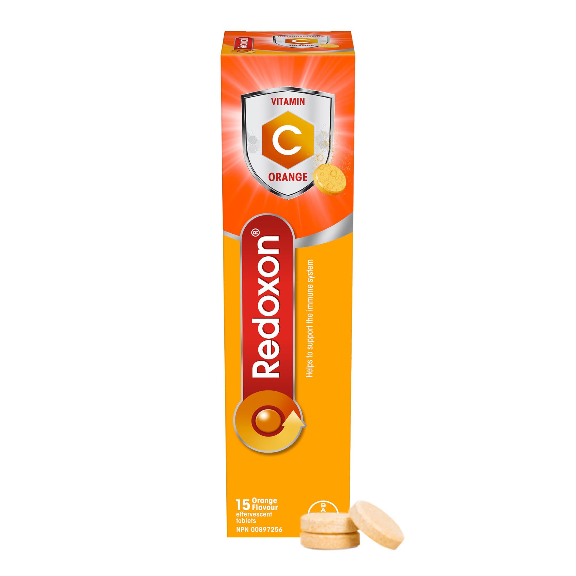 Redoxon Orange Vitamin C Effervescent Tablets 15 Orange Effervescent Tablets