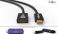 Vista 2 de fireCable Extensor HDMI para Roku Streaming Stick, transmisión más rápida menos almacenamiento en búfer